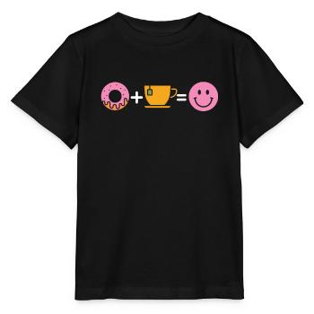 Donut - Stanley/Stella Kinder T-Shirt MINI CREATOR  - Schwarz - Vorne - Mikhail (115cm)