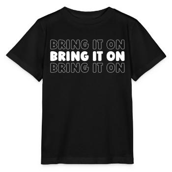 Ice Hockey Goalkeeper Hockey Stick - Stanley/Stella MINI CREATOR Kids’ T-Shirt - black - Front - Mikhail (115cm)