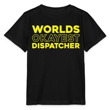 Notruf Leitstelle Einsatzzentrale - Stanley/Stella Kinder T-Shirt MINI CREATOR  - Schwarz - Vorne - Mikhail (115cm)
