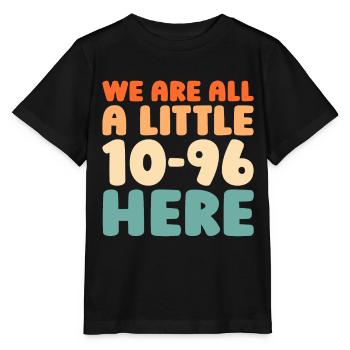 Notruf Leitstelle Einsatzzentrale - Stanley/Stella Kinder T-Shirt MINI CREATOR  - Schwarz - Vorne - Mikhail (115cm)