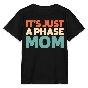 Mond Luna Juste une phase de lune - T-shirt bio MINI CREATOR Stanley/Stella Enfant - noir - Devant - Mikhail (115cm)