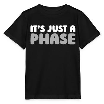 Mond Luna Juste une phase de lune - T-shirt bio MINI CREATOR Stanley/Stella Enfant - noir - Devant - Mikhail (115cm)