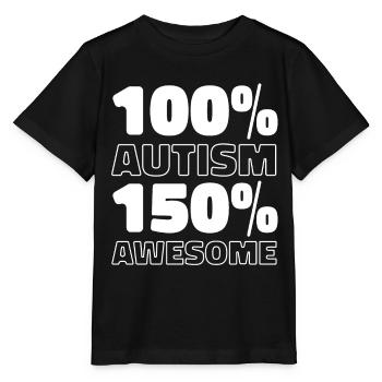 Autismus Autist - Stanley/Stella Kinder T-Shirt MINI CREATOR  - Schwarz - Vorne - Mikhail (115cm)