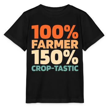 Farmer Farmer - Stanley/Stella MINI CREATOR Kids’ T-Shirt - black - Front - Mikhail (115cm)