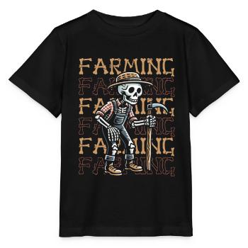 Farmer Farmer - Stanley/Stella MINI CREATOR Kids’ T-Shirt - black - Front - Mikhail (115cm)