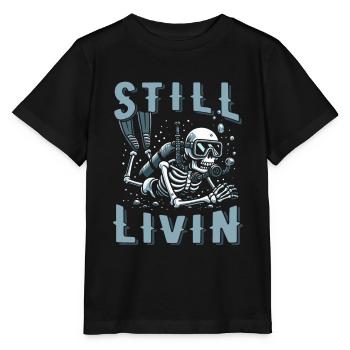 Plongeur Plongeur - T-shirt bio MINI CREATOR Stanley/Stella Enfant - noir - Devant - Mikhail (115cm)