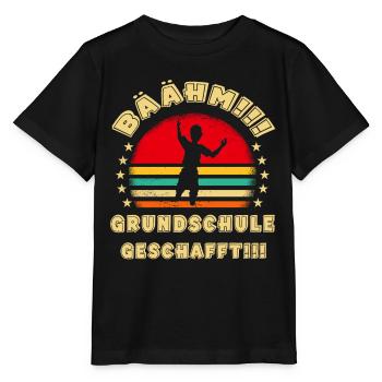 Bäähm Grundschule ist Geschafft Schulkinder Schule - Stanley/Stella Kinder T-Shirt MINI CREATOR  - Schwarz - Vorne - Mikhail (115cm)