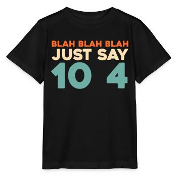 Emergency Call Control Center Operations Center Blah Blah Blah - Stanley/Stella MINI CREATOR Kids’ T-Shirt - black - Front - Mikhail (115cm)