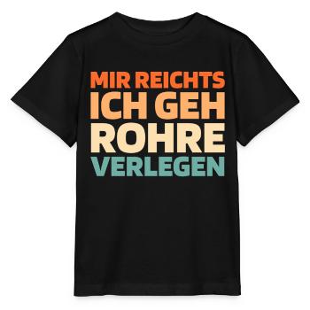 Klempner Installateur - Stanley/Stella Kinder T-Shirt MINI CREATOR  - Schwarz - Vorne - Mikhail (115cm)