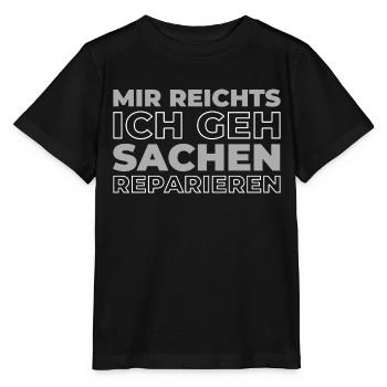 Kfz Mechaniker - Stanley/Stella Kinder T-Shirt MINI CREATOR  - Schwarz - Vorne - Mikhail (115cm)