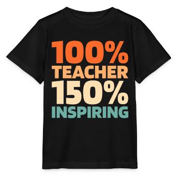 Enseignante pédagogue - T-shirt bio MINI CREATOR Stanley/Stella Enfant - noir - Devant - Mikhail (115cm)