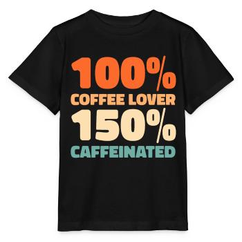 Café Café - T-shirt bio MINI CREATOR Stanley/Stella Enfant - noir - Devant - Mikhail (115cm)