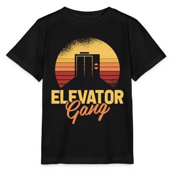 Elevator Elevator - Stanley/Stella MINI CREATOR Kids’ T-Shirt - black - Front - Mikhail (115cm)