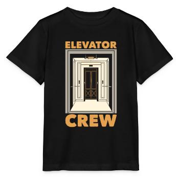 Elevator Elevator - Stanley/Stella MINI CREATOR Kids’ T-Shirt - black - Front - Mikhail (115cm)