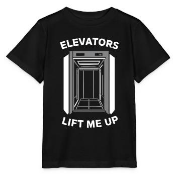 Elevator Elevator - Stanley/Stella MINI CREATOR Kids’ T-Shirt - black - Front - Mikhail (115cm)