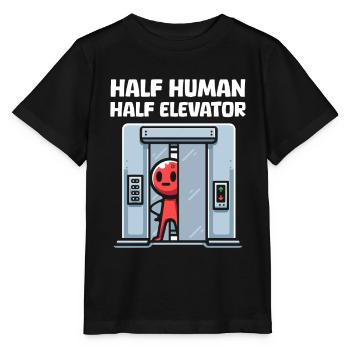 Elevator Elevator - Stanley/Stella MINI CREATOR Kids’ T-Shirt - black - Front - Mikhail (115cm)