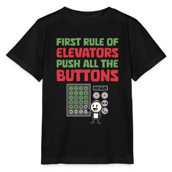 Elevator Elevator - Stanley/Stella MINI CREATOR Kids’ T-Shirt - black - Front - Mikhail (115cm)