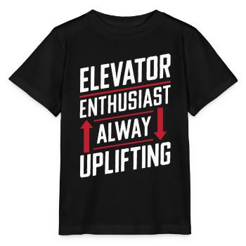Elevator Elevator - Stanley/Stella MINI CREATOR Kids’ T-Shirt - black - Front - Mikhail (115cm)