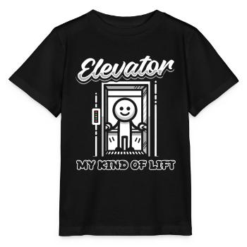 Elevator Elevator - Stanley/Stella MINI CREATOR Kids’ T-Shirt - black - Front - Mikhail (115cm)