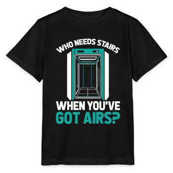 Elevator Elevator - Stanley/Stella MINI CREATOR Kids’ T-Shirt - black - Front - Mikhail (115cm)