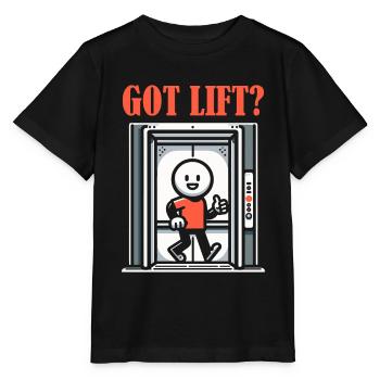 Elevator Elevator - Stanley/Stella MINI CREATOR Kids’ T-Shirt - black - Front - Mikhail (115cm)