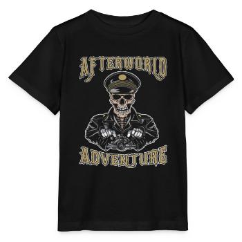 Train Driver Train Driver Afterworld Adventure - Stanley/Stella MINI CREATOR Kids’ T-Shirt - black - Front - Mikhail (115cm)
