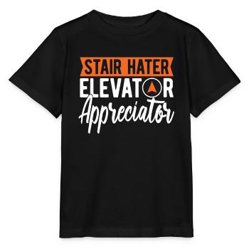Elevator Elevator - Stanley/Stella MINI CREATOR Kids’ T-Shirt - black - Front - Mikhail (115cm)