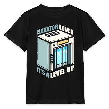 Elevator Elevator - Stanley/Stella MINI CREATOR Kids’ T-Shirt - black - Front - Mikhail (115cm)