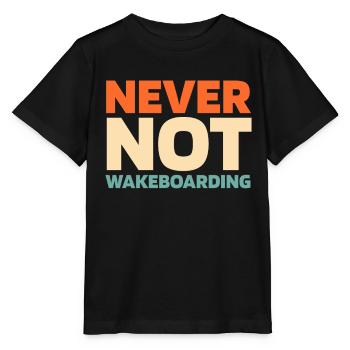 Wakeboard Wakeboarder - Stanley/Stella MINI CREATOR Kids’ T-Shirt - black - Front - Mikhail (115cm)