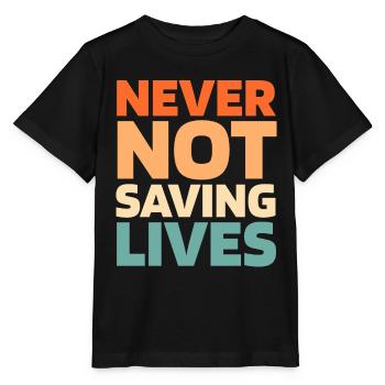 Service d’ambulance Paramédic Paramédical - T-shirt bio MINI CREATOR Stanley/Stella Enfant - noir - Devant - Mikhail (115cm)