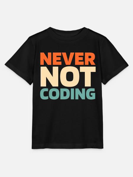Entwickler Coder Programmierer - Stanley/Stella Kinder T-Shirt MINI CREATOR - Schwarz