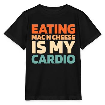Mac N Cheese Mac And Cheese Citation cardio amusante - T-shirt bio MINI CREATOR Stanley/Stella Enfant - noir - Devant - Mikhail (115cm)