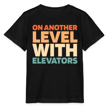 Elevator Elevator - Stanley/Stella MINI CREATOR Kids’ T-Shirt - black - Front - Mikhail (115cm)