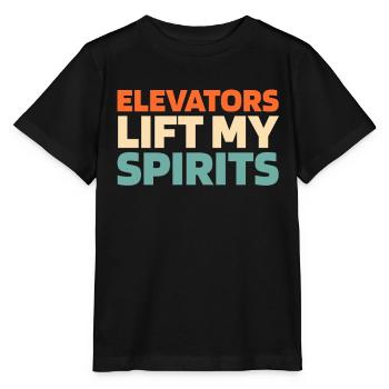 Elevator Elevator - Stanley/Stella MINI CREATOR Kids’ T-Shirt - black - Front - Mikhail (115cm)