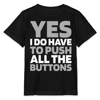 Elevator Elevator - Stanley/Stella MINI CREATOR Kids’ T-Shirt - black - Front - Mikhail (115cm)