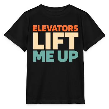 Elevator Elevator - Stanley/Stella MINI CREATOR Kids’ T-Shirt - black - Front - Mikhail (115cm)