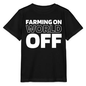 Agriculture agricole sur World Off - T-shirt bio MINI CREATOR Stanley/Stella Enfant - noir - Devant - Mikhail (115cm)