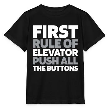 Elevator Elevator - Stanley/Stella MINI CREATOR Kids’ T-Shirt - black - Front - Mikhail (115cm)