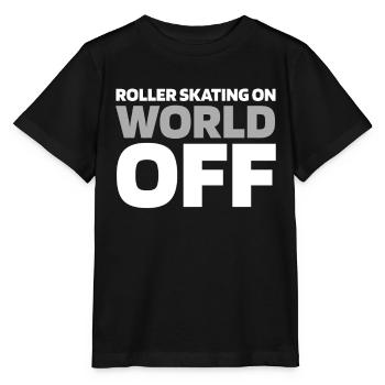Rollschuhe Rollschuhlaufen - Stanley/Stella Kinder T-Shirt MINI CREATOR  - Schwarz - Vorne - Mikhail (115cm)