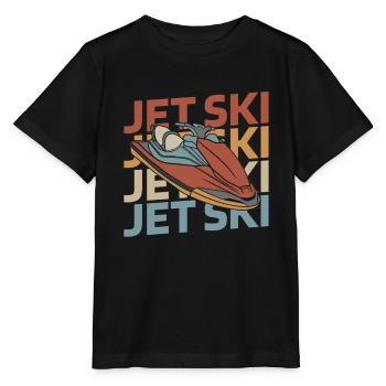 Jet Ski - T-shirt bio MINI CREATOR Stanley/Stella Enfant - noir - Devant - Mikhail (115cm)