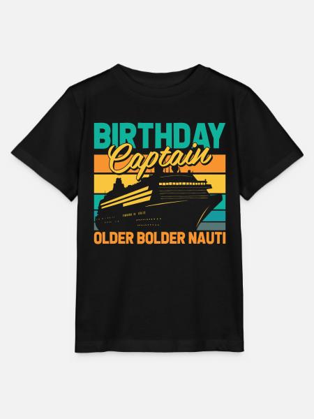 Kreuzfahrt Birthday Cruise - Stanley/Stella Kinder T-Shirt MINI CREATOR  - Schwarz