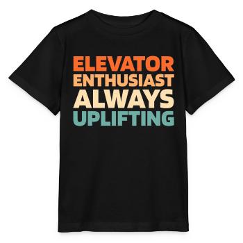 Elevator Elevator - Stanley/Stella MINI CREATOR Kids’ T-Shirt - black - Front - Mikhail (115cm)