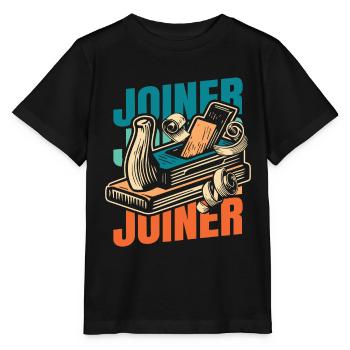 Charpentier Charpentier - T-shirt bio MINI CREATOR Stanley/Stella Enfant - noir - Devant - Mikhail (115cm)