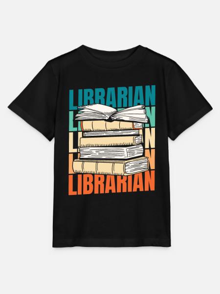 Bibliothekar - Stanley/Stella Kinder T-Shirt MINI CREATOR  - Schwarz