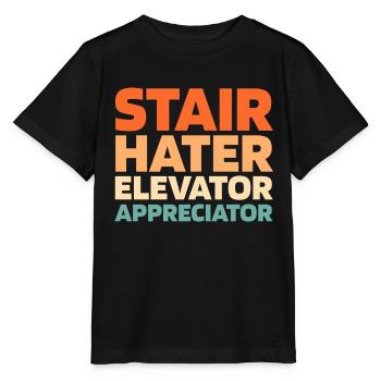 Elevator Elevator - Stanley/Stella MINI CREATOR Kids’ T-Shirt - black - Front - Mikhail (115cm)