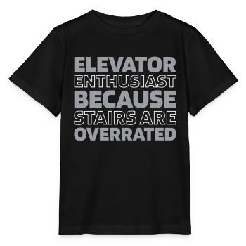 Elevator Elevator - Stanley/Stella MINI CREATOR Kids’ T-Shirt - black - Front - Mikhail (115cm)