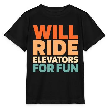 Elevator Elevator - Stanley/Stella MINI CREATOR Kids’ T-Shirt - black - Front - Mikhail (115cm)