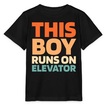 Elevator Elevator - Stanley/Stella MINI CREATOR Kids’ T-Shirt - black - Front - Mikhail (115cm)