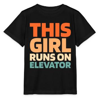 Elevator Elevator - Stanley/Stella MINI CREATOR Kids’ T-Shirt - black - Front - Mikhail (115cm)