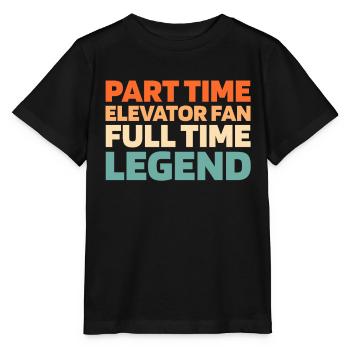 Elevator Elevator - Stanley/Stella MINI CREATOR Kids’ T-Shirt - black - Front - Mikhail (115cm)
